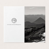 Verschillende landschappen kaart (Buitenkant ongevouwen)