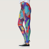 Verschillende lijnen leggings (Links)