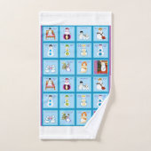 Verschillende lijnen voor verschillende sneeuwpop- bad handdoek (Handdoek)