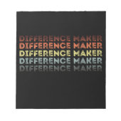 Verschillende maker  notitieblok (Voorkant)