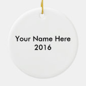 Verschillende niet minder autisme bewustzijn keramisch ornament (Achterkant)