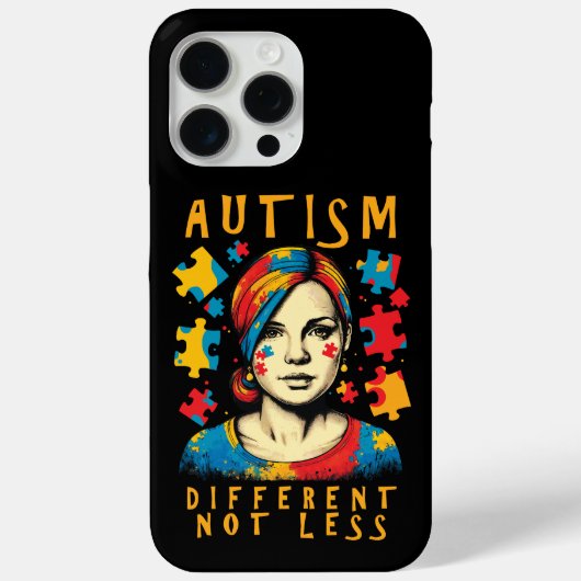 Verschillende niet minder autisme bewustzijn posit Case-Mate iPhone case (Achterkant)