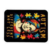 Verschillende niet minder autisme bewustzijn posit magneet (Horizontaal)