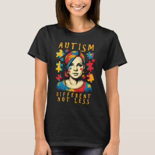 Verschillende niet minder autisme bewustzijn posit t-shirt