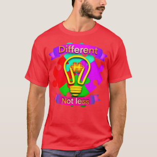 Verschillende niet minder autisme puzzel t-shirt