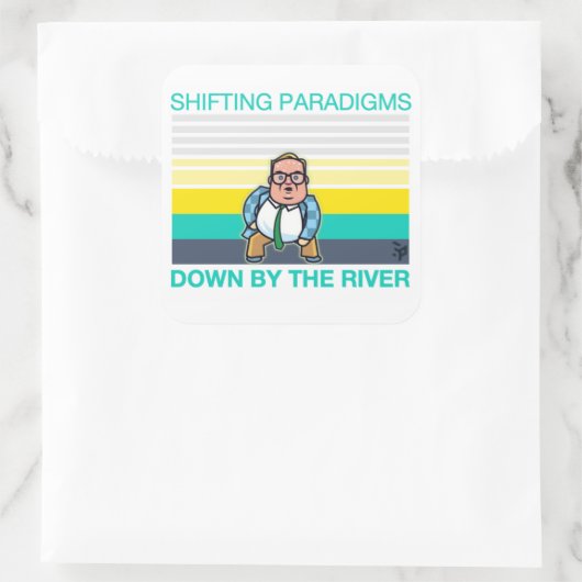 VERSCHILLENDE PARADIGMS VIERKANTE STICKER (Tas)