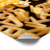 verschillende pasta-poster poster (Hoek)