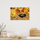 verschillende pasta-poster poster (Keuken)