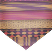 Verschillende patronen roze kleuren roestvrij staa korte tafelloper (Hoek)