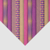 Verschillende patronen roze kleuren tissuepapier (Detail)