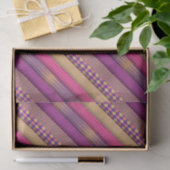 Verschillende patronen roze kleuren tissuepapier (Geschenk)