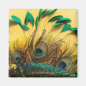 Verschillende Peacock-veren Magneet (Voorkant)