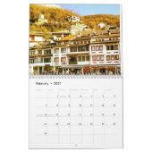 Verschillende plaatsen op de Balcans. Kalender (Feb 2027)