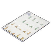 Verschillende posities van het lichaam tijdens het notitieboek (Linkerzijde)