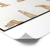 Verschillende posities van het lichaam tijdens het poster (Hoek)