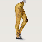 Verschillende Rozen van de Waterverf Leggings (Rechts)
