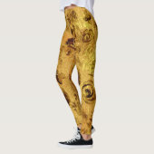Verschillende Rozen van de Waterverf Leggings (Links)