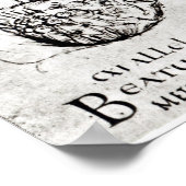 Verschillende scènes die een psalm illustreren poster (Hoek)