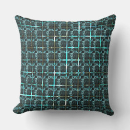 Verschillende schaken, vierkanten of afbeelding on buitenkussen