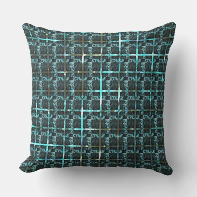 Verschillende schaken, vierkanten of afbeelding on buitenkussen (Voorkant)