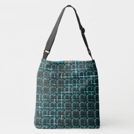 Verschillende schaken, vierkanten of afbeelding on crossbody tas