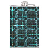 Verschillende schaken, vierkanten of afbeelding on heupfles (Achterkant)