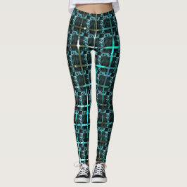 Verschillende schaken, vierkanten of afbeelding on leggings