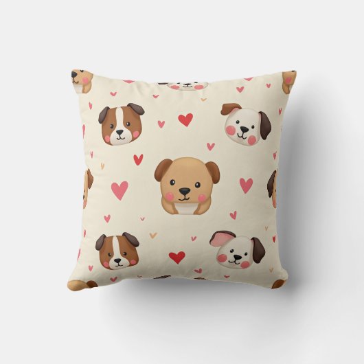 Verschillende schattige puppy kussens (Achterkant)