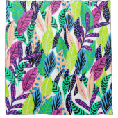 Verschillende schimmelafzettingen douchegordijn (Voorkant)