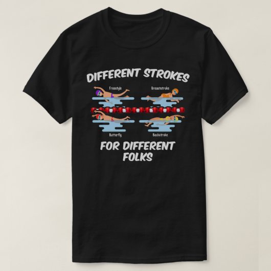 Verschillende Slagen voor Verschillende Folks Funn T-shirt (Design voorkant)