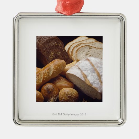 Verschillende soorten ambachtelijk brood metalen ornament (Voorkant)