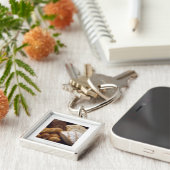 Verschillende soorten ambachtelijk brood sleutelhanger (Zijkant)