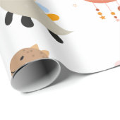 Verschillende soorten dinosaurussen voor kinderen  cadeaupapier (Rol Hoek)