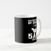 Verschillende soorten luie 5am-bemanning koffiemok (Voorkant rechts)