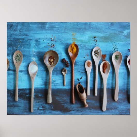 Verschillende specerijen poster (Voorkant)