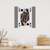 verschillende speelkaarten poster (Keuken)