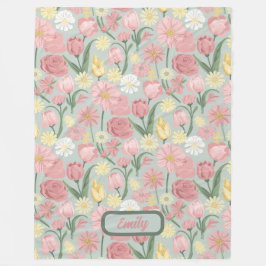  verschillende stadia van bloei fleece deken