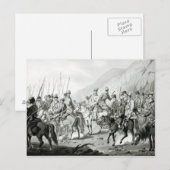 Verschillende stammen van Russische kozakken Briefkaart (Voorkant / Achterkant)