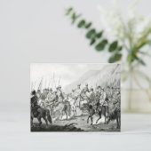 Verschillende stammen van Russische kozakken Briefkaart (Staand voorkant)