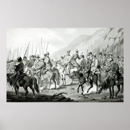 Verschillende stammen van Russische kozakken Poster (Voorkant)