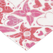 Verschillende stijl van bloem & harten patroon korte tafelloper (Hoek)