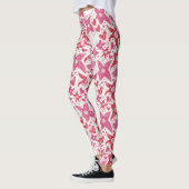 Verschillende stijl van bloem & harten patroon leggings (Links)