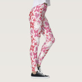 Verschillende stijl van bloem & harten patroon leggings (Rechts)