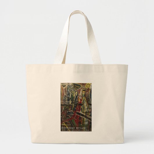 verschillende stijlen grote tote bag (Voorkant)