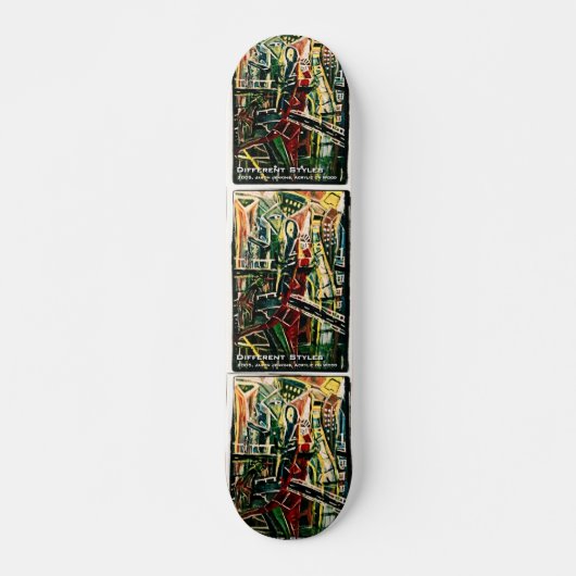 VERSCHILLENDE STIJLEN SKATEBOARD (Voorkant)