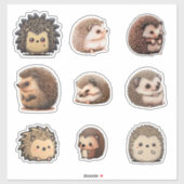 Verschillende stijlhoekplaat sticker (Vel)