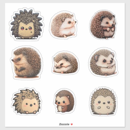 Verschillende stijlhoekplaat sticker (Vel)