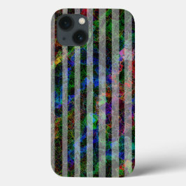 Verschillende strepen en gekraste vierkantjes van  Case-Mate iPhone case