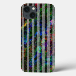 Verschillende strepen en gekraste vierkantjes van  Case-Mate iPhone case