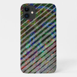 Verschillende strepen en gekraste vierkantjes van  Case-Mate iPhone case